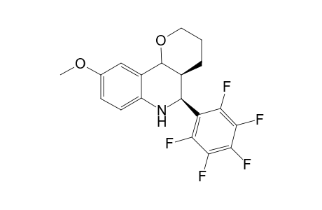(4aS,5S)-9-Methoxy-5-pentafluorophenyl-3,4,4a,5,6,10b-hexahydro-2H-pyrano[3,2-c]quinoline