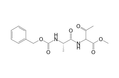 2-[[(2S)-2-(benzyloxycarbonylamino)propanoyl]amino]-3-keto-butyric acid methyl ester