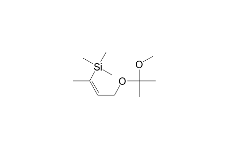 Silane, [3-(1-methoxy-1-methylethoxy)-1-methyl-1-propenyl]trimethyl-, (Z)-
