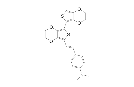 5-[(E)-(4-N,N-Dimethylaminobenzylidene)methyl]-2,2'-bi(3,4-ethylenedioxythiophene)