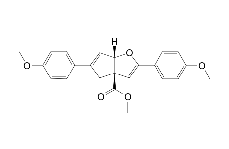 (3aR,6aS)-methyl 2,5-bis(4-methoxyphenyl)-4,6a-dihydro-3aH-cyclopenta[b]furan-3a-carboxylate