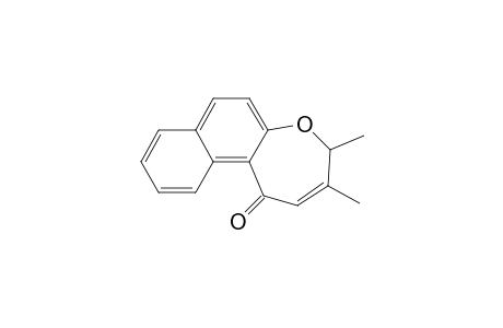 Naphth[2,1-b]oxepin-1(4H)-one, 3,4-dimethyl-