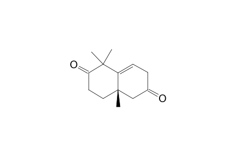 (-)-(4aS)-3,4,4a,5-Tetrahydro-1,1,4a-trimethylnaphthalen-2(1H),7(6H)-dione