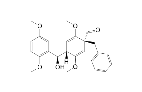 1-Benzyl-2,5-dimethoxy-4-(2,5-dimethoxy-.alpha.-hydroxybenzyl)-2,5-cyclohexadiene-1-carboxaldehyde