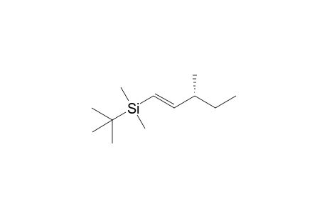 (-)-(3R,1E)-tert-Butyl-dimethyl-(3-methyl-pent-1-enyl)-silane