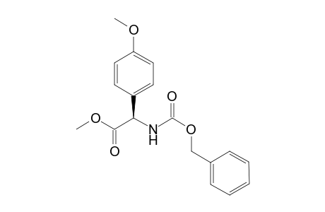 (R)-Benzyloxycarbonylamino-(4-methoxy-phenyl)-acetic acid methyl ester