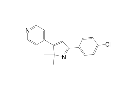Pyridine, 4-[5-(4-chlorophenyl)-2,2-dimethyl-2H-pyrrol-3-yl]-