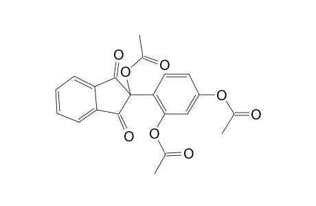 Indene-1,3(2H)-dione, 2-acetoxy-2-(2,4-diacetoxyphenyl)-