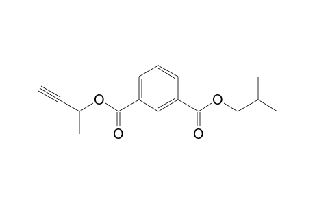 Isophthalic acid, but-3-yn-2-yl isobutyl ester