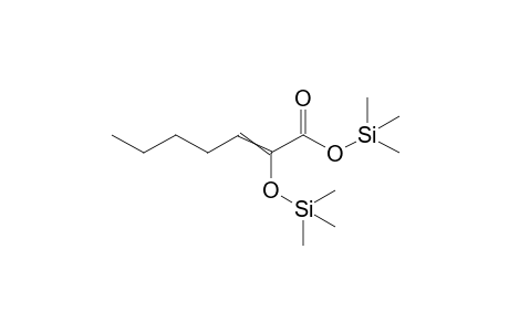 trimethylsilyl 2-trimethylsilyloxyhept-2-enoate