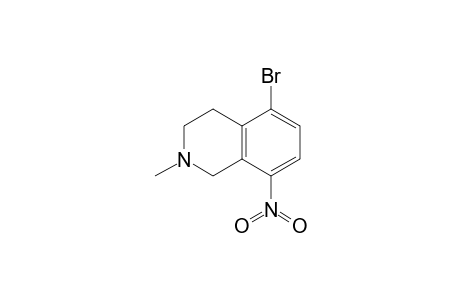 5-Bromanyl-2-methyl-8-nitro-3,4-dihydro-1H-isoquinoline