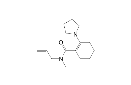 N-allyl-N-methyl-2-pyrrolidin-1-yl-cyclohexene-1-carboxamide