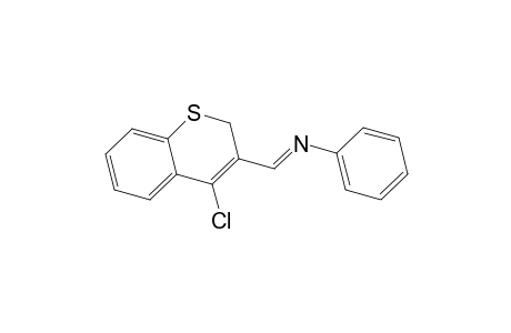 4-Chloro-3-(N-phenyliminomethyl)(2H)thiobenzopyran