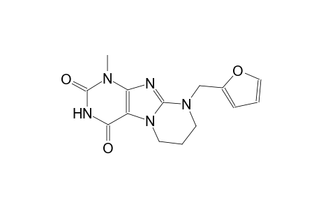 9-(2-furylmethyl)-1-methyl-6,7,8,9-tetrahydropyrimido[2,1-f]purine-2,4(1H,3H)-dione