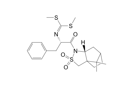 (2R)-N-{(2S)-2-{[bis(Methylthio) methylidene]amino}-3-phenylpropan-1-oyl}-bornane-10,2-sultam