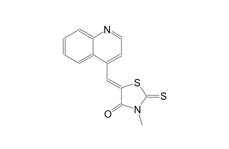 4-thiazolidinone, 3-methyl-5-(4-quinolinylmethylene)-2-thioxo-, (5Z)-