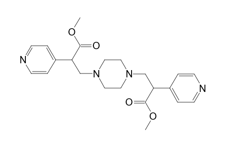 1,4-Piperazinediyl-3,3'-[methyl-2-(4"-pyridyl)propionate]