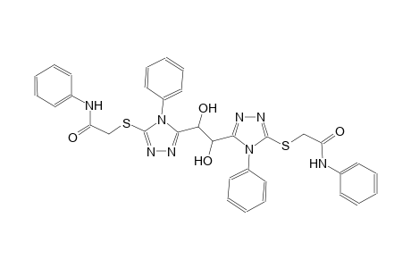 acetamide, 2-[[5-[1,2-dihydroxy-2-[5-[[2-oxo-2-(phenylamino)ethyl]thio]-4-phenyl-4H-1,2,4-triazol-3-yl]ethyl]-4-phenyl-4H-1,2,