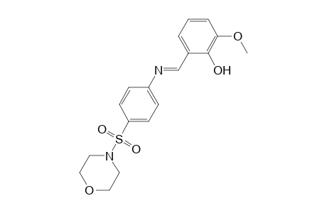 2-Methoxy-6-({[4-(4-morpholinylsulfonyl)phenyl]imino}methyl)phenol