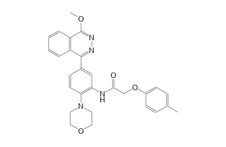 N-[5-(4-methoxy-1-phthalazinyl)-2-(4-morpholinyl)phenyl]-2-(4-methylphenoxy)acetamide