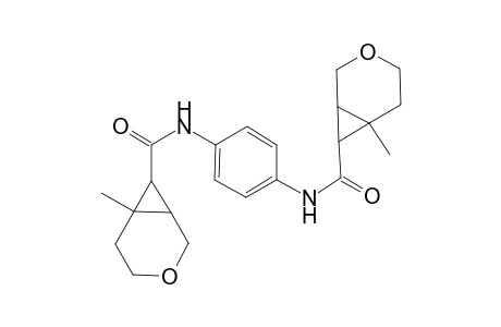 6-Methyl-N-[4-[(6-methyl-3-oxabicyclo[4.1.0]heptan-7-yl)carbonylamino]phenyl]-3-oxabicyclo[4.1.0]heptane-7-carboxamide
