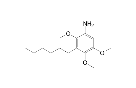 3-Hexyl-2,4,5-trimethoxyaniline