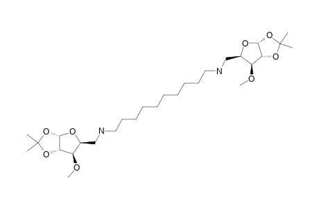 N(1),N(10)-BIS-[5-DEOXY-1,2-O-ISOPROPYLIDENE-3-O-METHYL-ALPHA-D-XYLOFURANOS-5-YL]-1,10-DIAMINODECANE