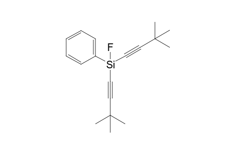 bis(3,3-dimethylbut-1-ynyl)fluoro(phenyl)silane