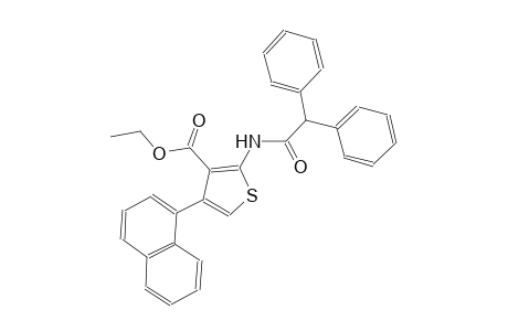 ethyl 2-[(diphenylacetyl)amino]-4-(1-naphthyl)-3-thiophenecarboxylate