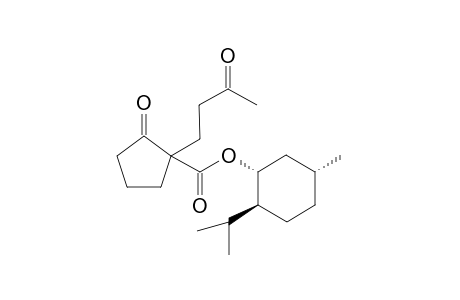 (1R,3R,4S)-(-)-Menthyl 2-oxo-1-(3-oxobutyl)cyclopentanecarboxylate
