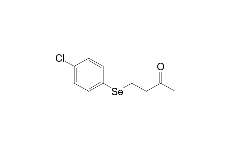 4-(4-Chlorophenyl)selanylbutan-2-one