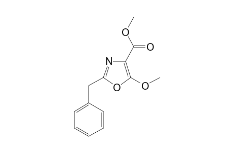 2-(benzyl)-5-methoxy-oxazole-4-carboxylic acid methyl ester
