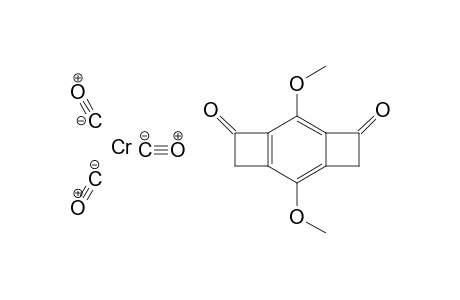 Tricarbonyl{2,7-dimethoxytricyclo[6.2.0.0(3,6)]deca-1(8),2,6-triene-4,10-dione}chromium(0)