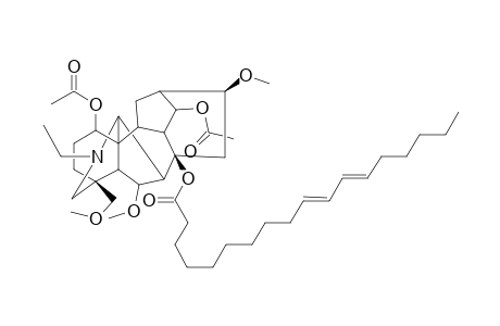 1-Acetyl-8-deacetyl-Delphisine-8-Linoleate