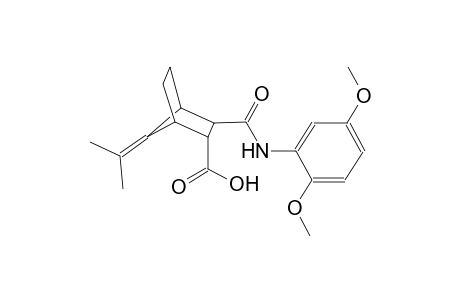 bicyclo[2.2.1]heptane-2-carboxylic acid, 3-[[(2,5-dimethoxyphenyl)amino]carbonyl]-7-(1-methylethylidene)-