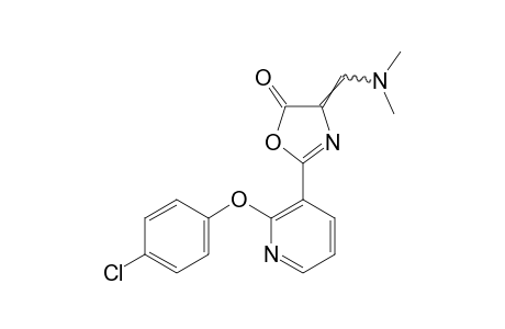 2-[2-(p-chlorophenoxy)-3-pyridyl]-4-[(dimethylamino)methylene]-2-oxazolin-5-one