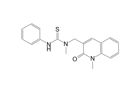thiourea, N-[(1,2-dihydro-1-methyl-2-oxo-3-quinolinyl)methyl]-N-methyl-N'-phenyl-