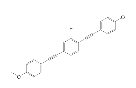 2-Fluoro-1,4-bis[(4-methoxyphenyl)ethynyl]benzene
