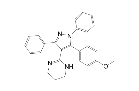 4-(Tetrahydropyrimidinyl)-5-(4-methoxyphenyl)-1,3-diphenylpyrazole