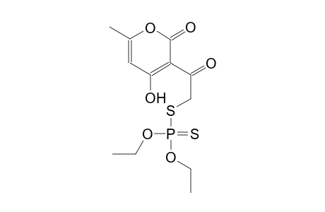 O,O-diethyl S-[2-(4-hydroxy-6-methyl-2-oxo-2H-pyran-3-yl)-2-oxoethyl]dithiophosphate
