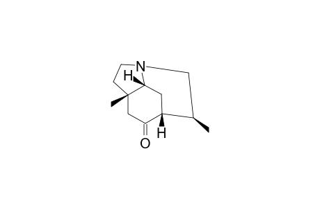 (1RS,2SR,7RS,8RS)-2,7-DIMETHYL-4-AZATRICYCLO-[5.2.2.0(4,8)]-UNDECAN-10-ONE