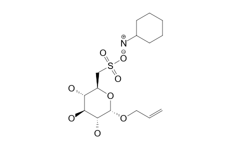 CYClOHEXYLAMMONIUM-ALLY-6-DEOXY-6-C-SULFONATO-ALPHA-D-GLUCOPYRANOSIDE