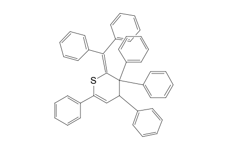 3,3,4,6-Tetraphenyl-2-(diphenylmethylene)-3,4-dihydro-2H-thiopyran