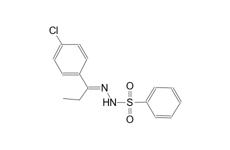 N'-[(E)-1-(4-chlorophenyl)propylidene]benzenesulfonohydrazide