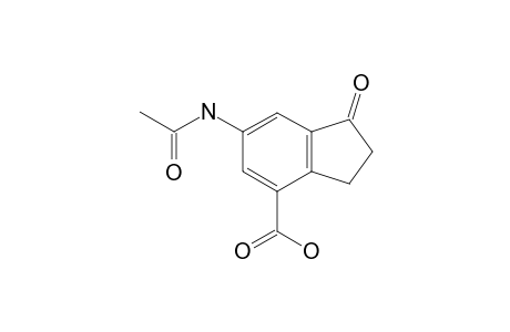 6-Acetamido-1-keto-indane-4-carboxylic acid