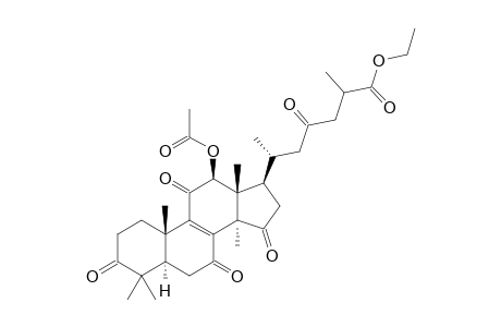 12b-Acetoxy-3,7,11,15,23-pentaoxo-5a-lanosta-8-en-26-oic acid ethyl ester