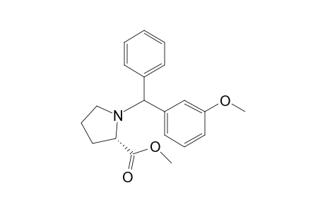(2S)-Methyl 1-(phenyl(3-methoxyphenyl)methyl) pyrrolidine-2-carboxylate