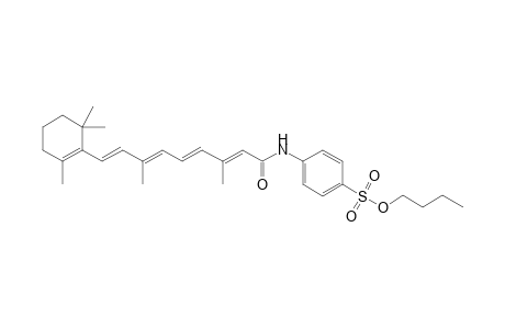 4-{[(2E,4E,6E,8E)-3,7-Dimethyl-9-(2,6,6-trimethyl-1-cyclohexenyl)-2,4,6,8-nonatetraenoyl]amino}phenyl-1-butanesulfonate
