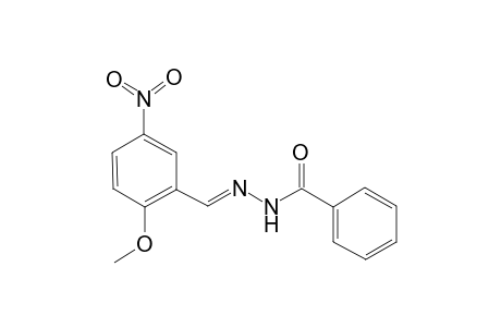 N'-[(E)-(2-Methoxy-5-nitrophenyl)methylidene]benzohydrazide