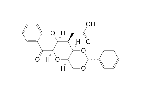 [(2R,4aR,5aR,11aS,12R,12aR)-4a,5a,6,11a,12,12a-Hexahydro-6-oxo-2-phenyl-2H,4H-[1,3]dioxino-[4',5':5,6]pyrano[3,2-b][1]benzopyran-12-yl]acetate